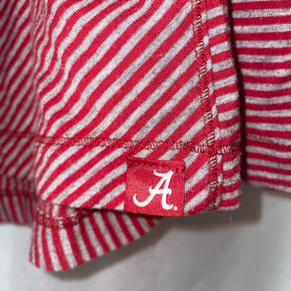 Alabama Crimson Tide Striped Quarter-Zip Pullover - Picture 4 of 6